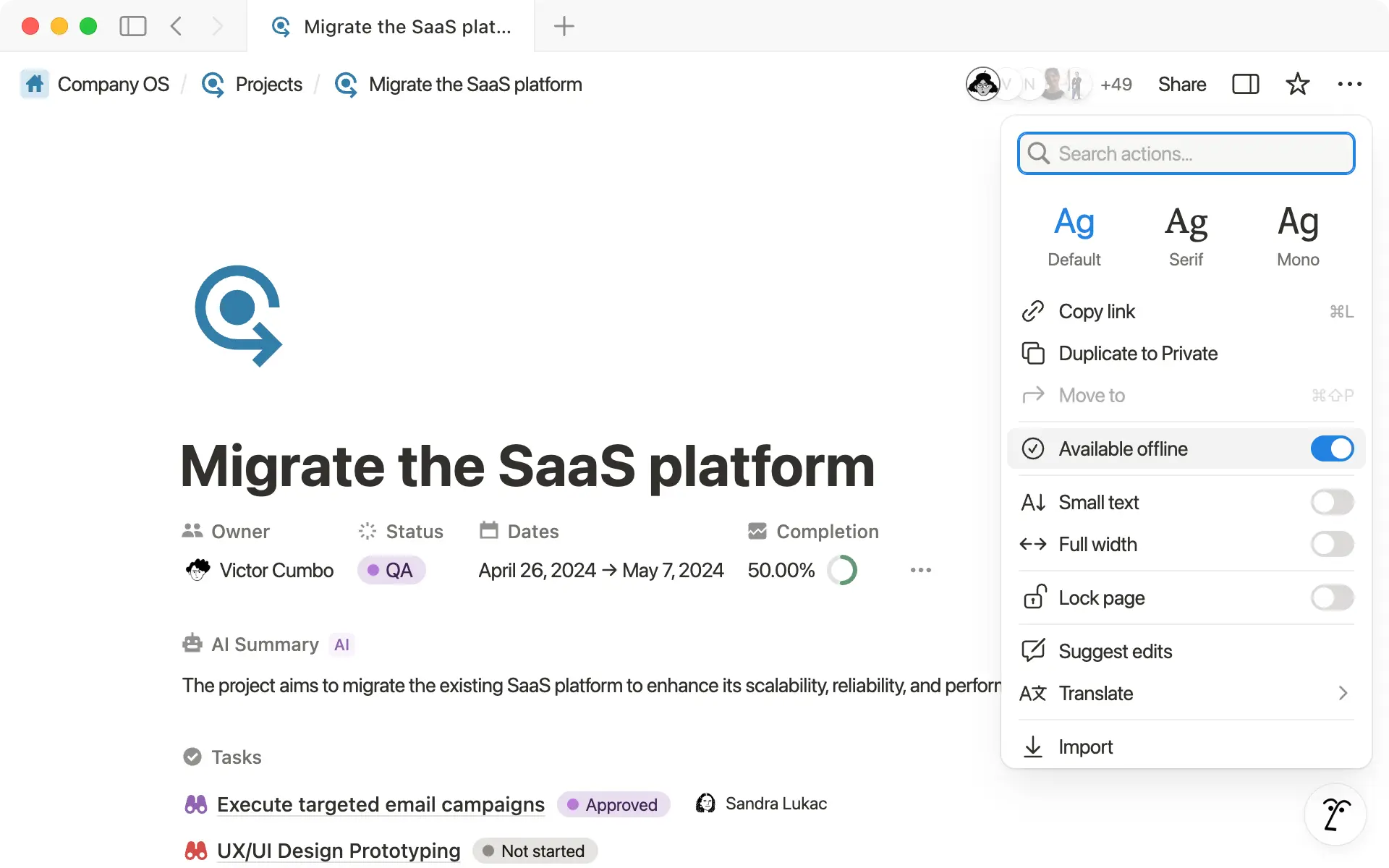 Offline mode heroscreenshot