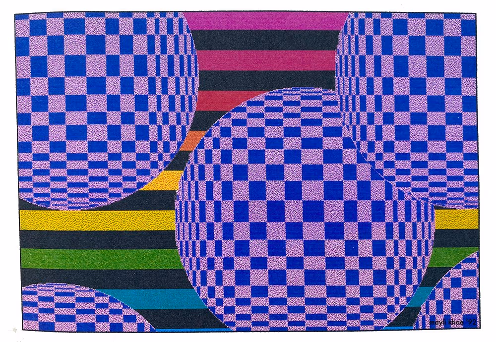 Some of May-Li’s first digital art, 1992. Image from May-Li Khoe.