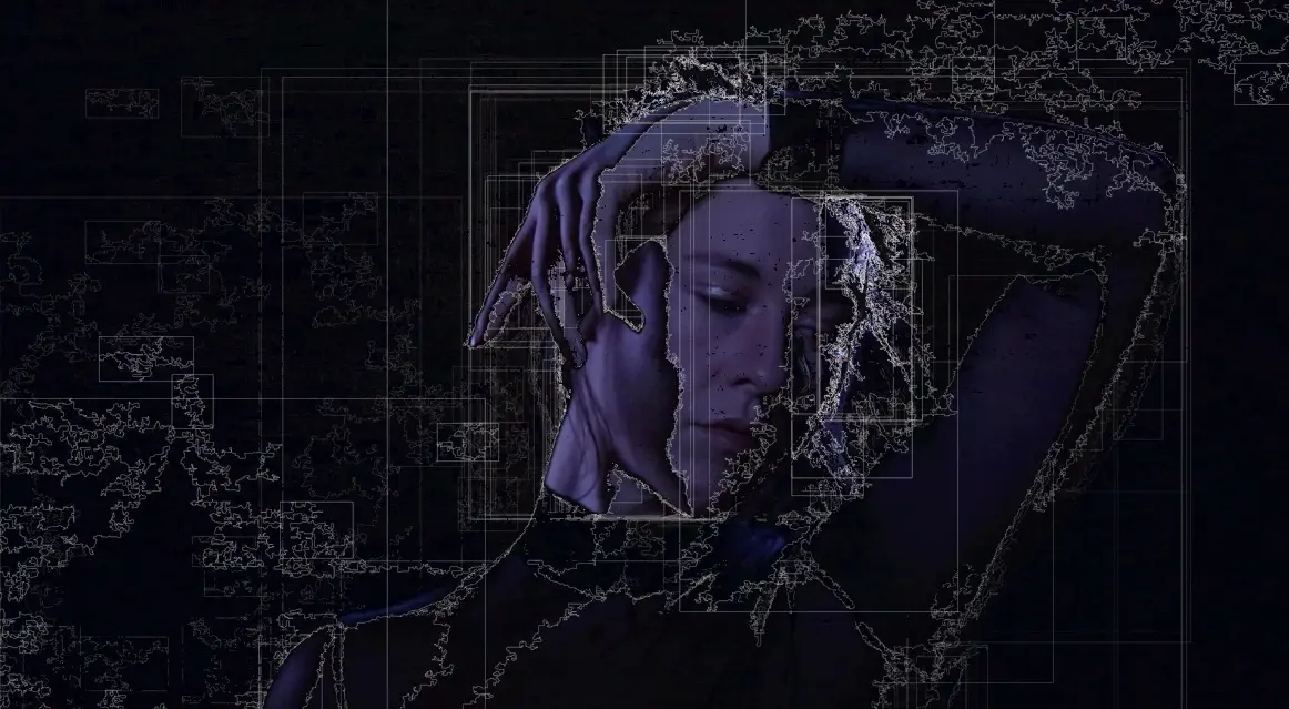 A still from Char's "Empathy Machine Interaction" show. Image from Char Stiles.