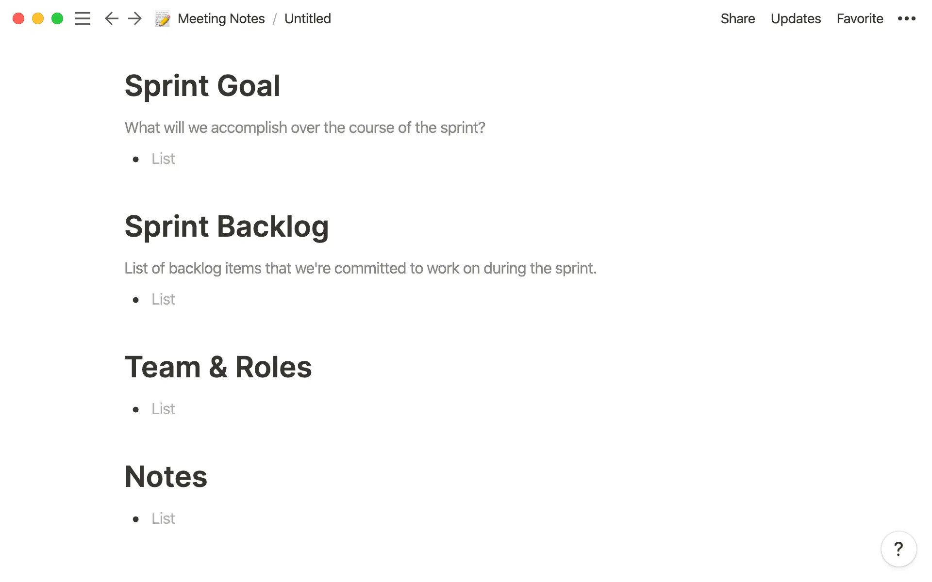 Plan every sprint accordingly.