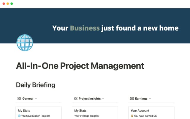 All-in-one project management