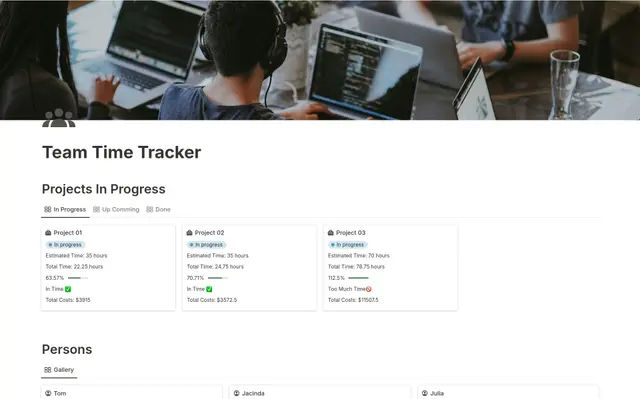 Team Time Tracker - TrackUs