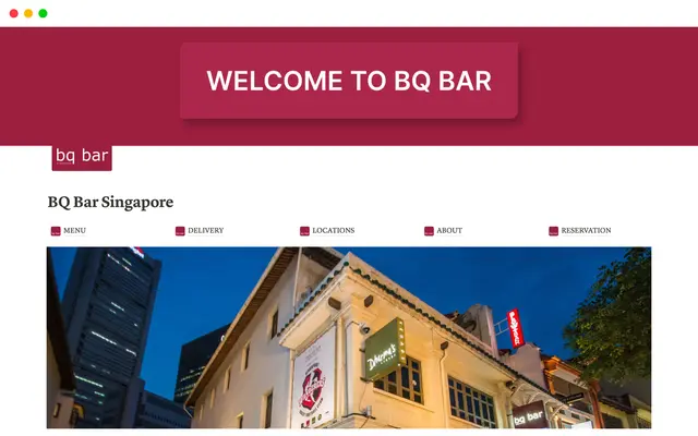 Aesthetic Website Template